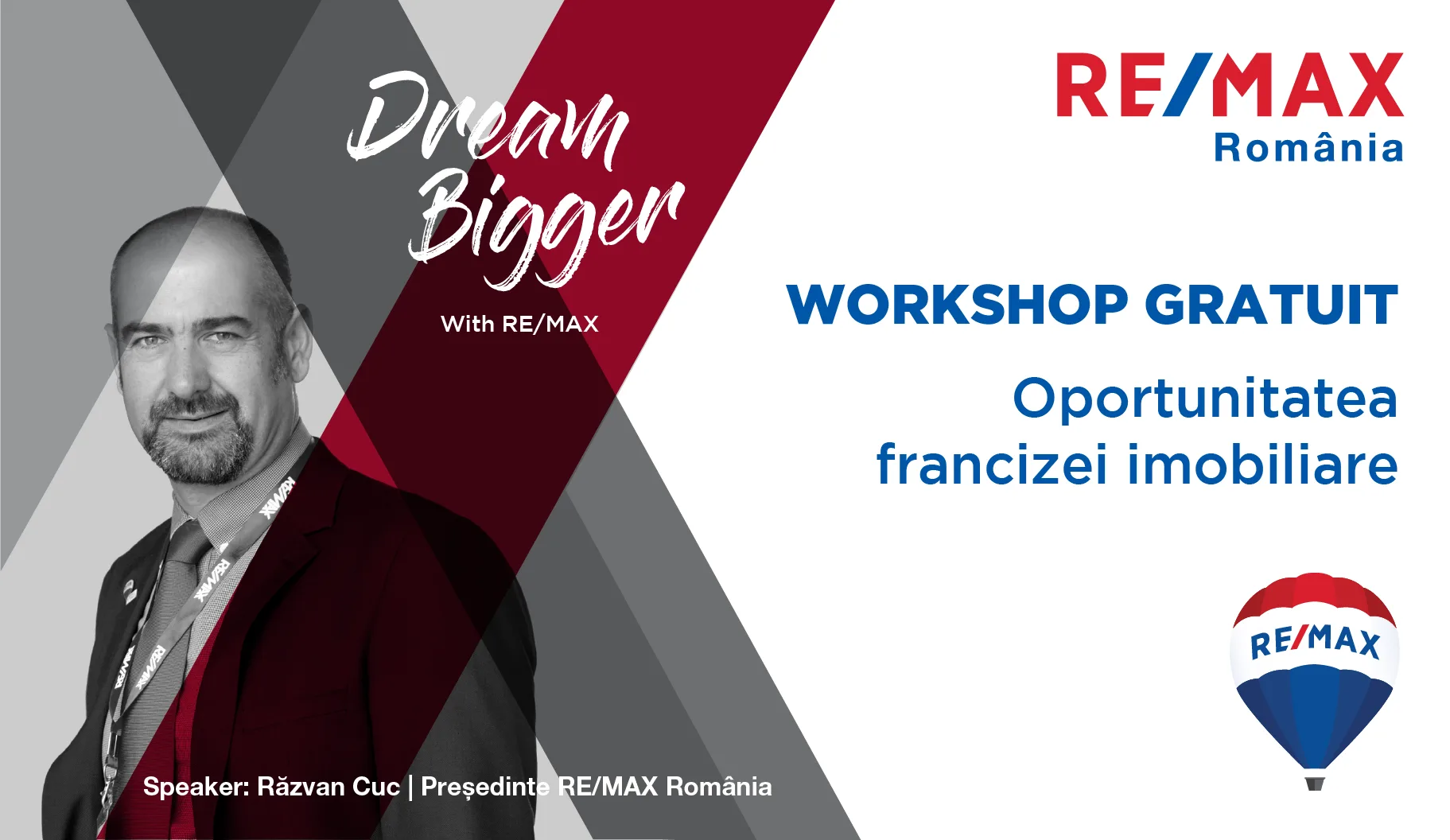 Oportunitatea francizei imobiliare Workshop GRATUIT