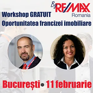 Workshop gratuit despre oportunitatea Francizei imobiliare - Bucuresti