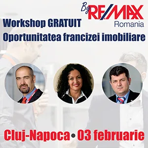 Workshop gratuit despre oportunitatea Francizei imobiliare - Cluj-Napoca