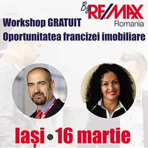 Workshop gratuit despre oportunitatea Francizei imobiliare - Iasi