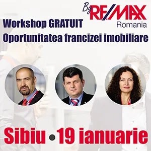 Workshop gratuit despre oportunitatea Francizei imobiliare - Sibiu