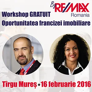 Workshop gratuit despre oportunitatea Francizei imobiliare - Tg. Mures
